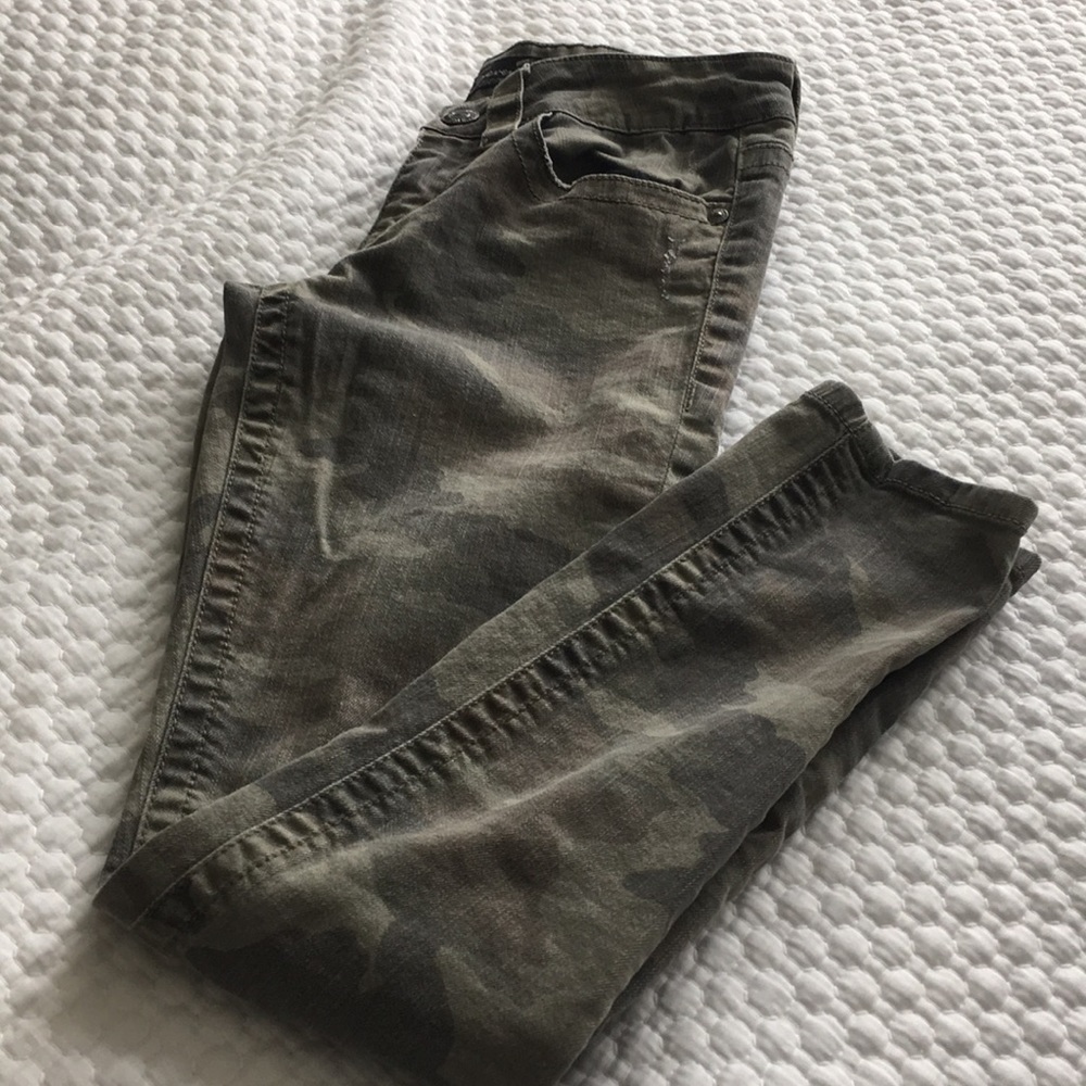 Seven camo skinny jeans